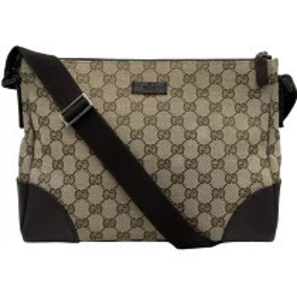 Gucci GG shoulder bag Brown canvas